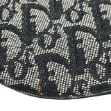 クリスチャン・ディオール Christian Dior トロッター サドルバッグ ブラック SV金具 トロッターキャンバス レディース ハンドバッグ