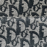クリスチャン・ディオール Christian Dior トロッター サドルバッグ ブラック SV金具 トロッターキャンバス レディース ハンドバッグ