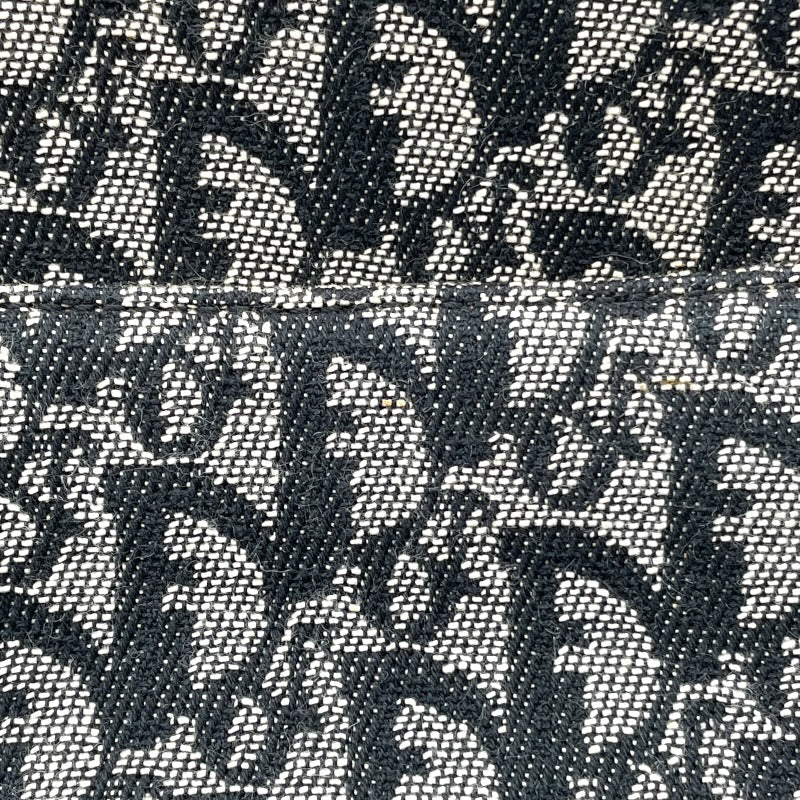 クリスチャン・ディオール Christian Dior トロッター サドルバッグ ブラック SV金具 トロッターキャンバス レディース ハンドバッグ
