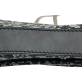 クリスチャン・ディオール Christian Dior トロッター サドルバッグ ブラック SV金具 トロッターキャンバス・レザー レディース ハンドバッグ