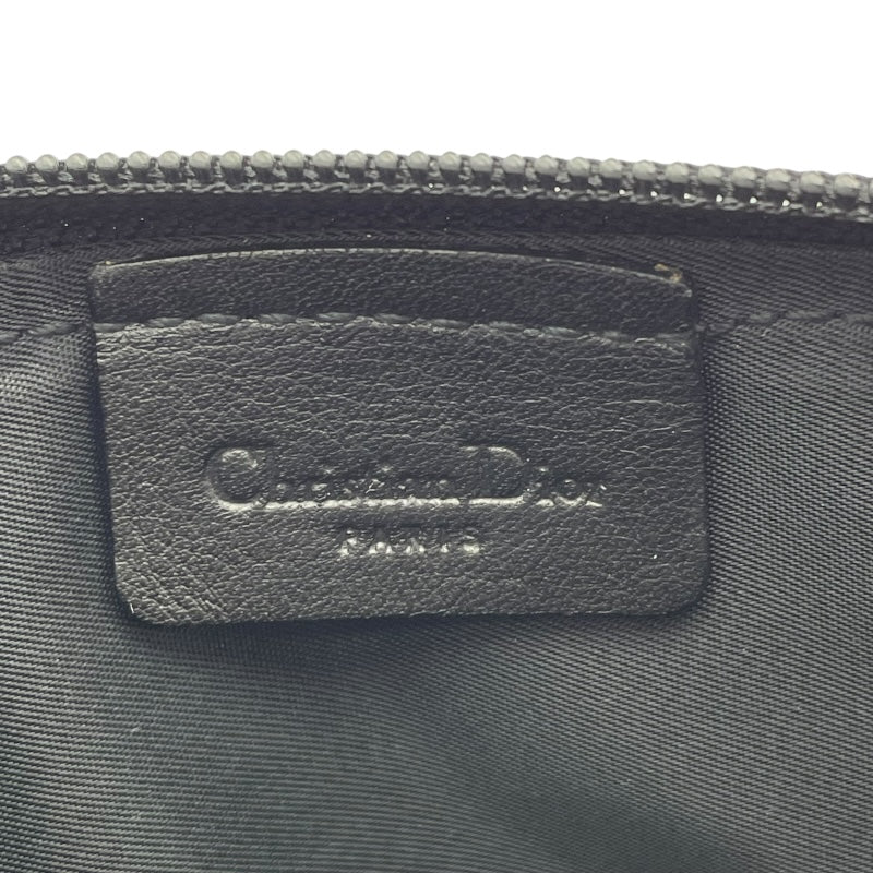 クリスチャン・ディオール Christian Dior ストリートシックミニハンドバッグ ブラック SV金具 トロッターキャンバス・レザー レディース ハンドバッグ