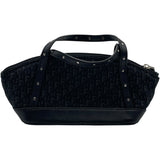 クリスチャン・ディオール Christian Dior ストリートシックミニハンドバッグ ブラック SV金具 トロッターキャンバス・レザー レディース ハンドバッグ