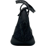 クリスチャン・ディオール Christian Dior ストリートシックミニハンドバッグ ブラック SV金具 トロッターキャンバス・レザー レディース ハンドバッグ