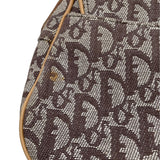 クリスチャン・ディオール Christian Dior トロッターサドルバッグ ブラウン GD金具 トロッターキャンバス レディース ショルダーバッグ