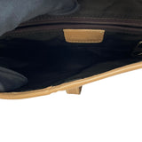 クリスチャン・ディオール Christian Dior トロッターサドルバッグ ブラウン GD金具 トロッターキャンバス レディース ショルダーバッグ