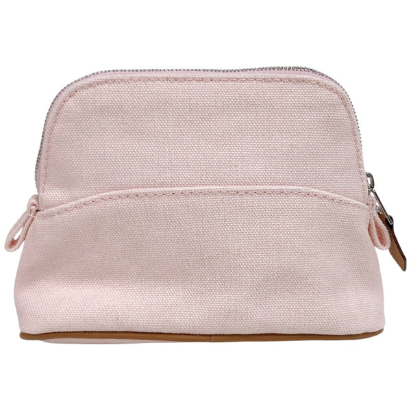 エルメス HERMES ボリードポーチ16 ライトピンク SV金具 トワル レディース ポーチ