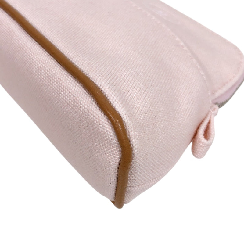 エルメス HERMES ボリードポーチ16 ライトピンク SV金具 トワル レディース ポーチ