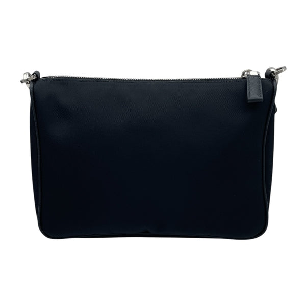 プラダ PRADA Re-Nylon サフィアーノショルダーバッグ 2VH113 ブラック ナイロン レディース ショルダーバッグ
