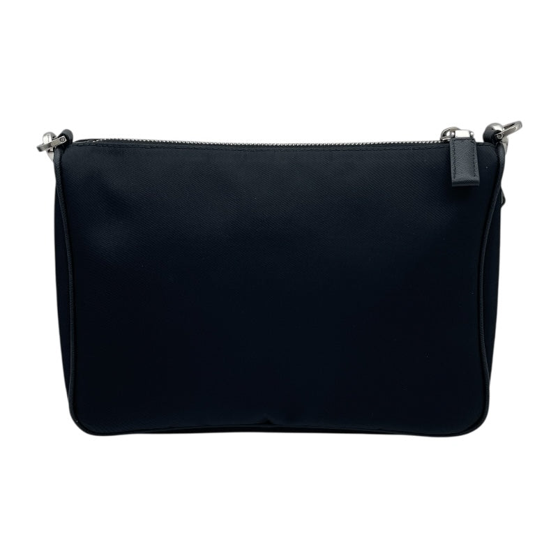 プラダ PRADA Re-Nylon サフィアーノショルダーバッグ 2VH113 ブラック ナイロン レディース ショルダーバッグ