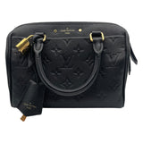 ルイ・ヴィトン LOUIS VUITTON スピーディ・バンドリエール25 M42401 ブラック モノグラム・アンプラント レディース ハンドバッグ