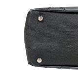 シャネル CHANEL パリビアリッツトートPM ブラック コーティングキャンバス レディース ハンドバッグ