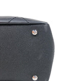 シャネル CHANEL パリビアリッツトートPM ブラック コーティングキャンバス レディース ハンドバッグ