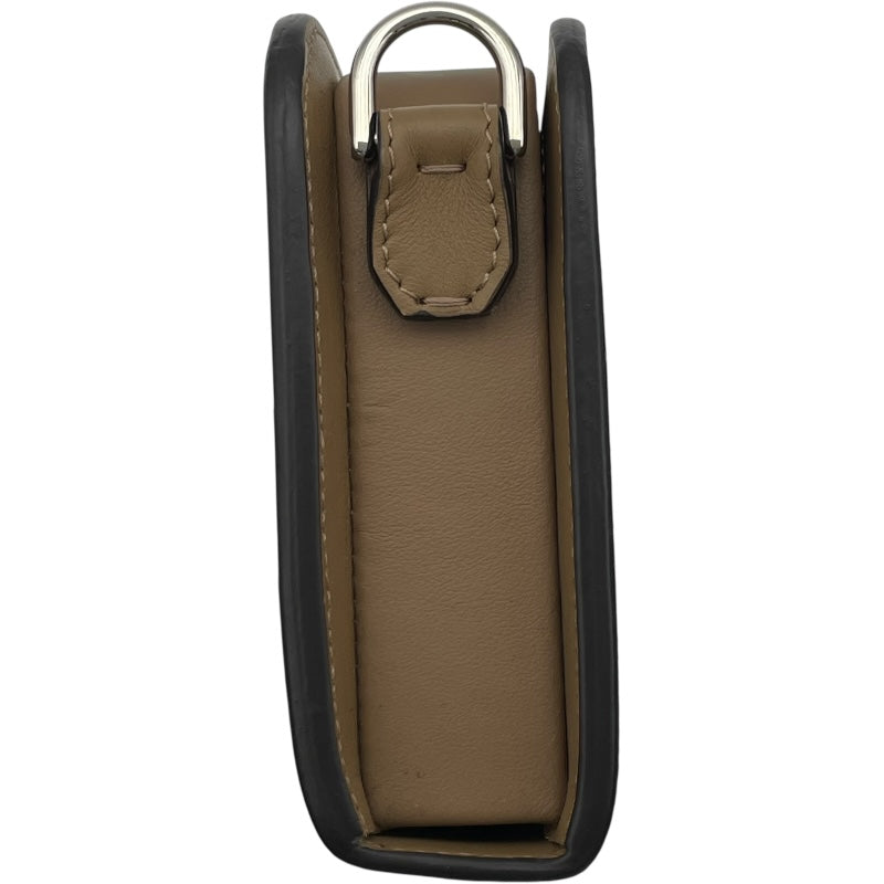 フェンディ FENDI ズッカ柄ボディバッグ 7M0346 ブラウン PVC/レザー レディース ショルダーバッグ