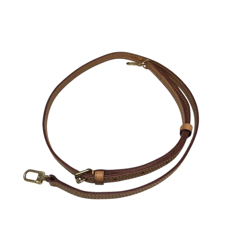ルイ・ヴィトン LOUIS VUITTON ストラップ ベージュ レザー レディース ストラップ
