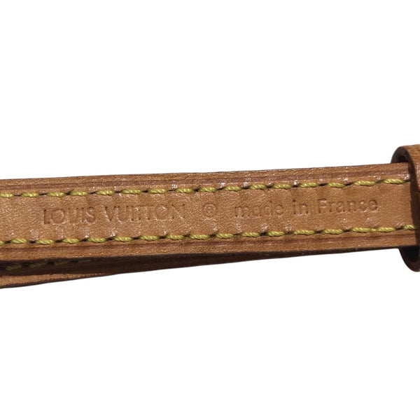 ルイ・ヴィトン LOUIS VUITTON ストラップ ベージュ レザー レディース ストラップ