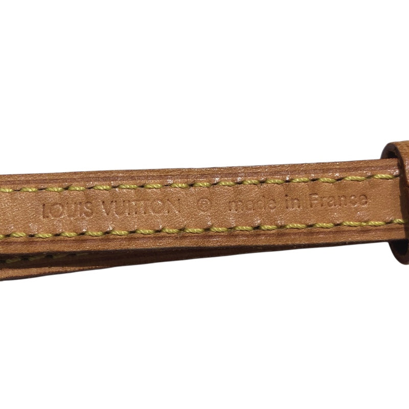 ルイ・ヴィトン LOUIS VUITTON ストラップ ベージュ レザー レディース ストラップ
