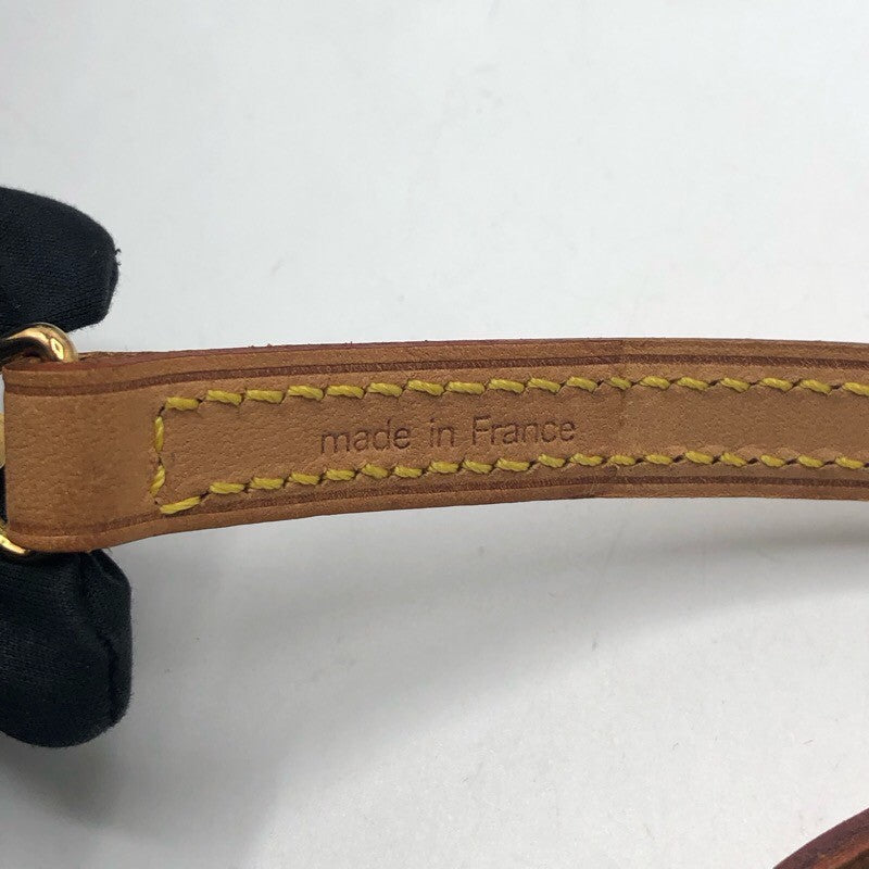ルイ・ヴィトン LOUIS VUITTON ストラップ ベージュ レザー レディース ストラップ