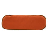 エルメス HERMES ボリードポーチ16 オレンジ　シルバー金具 トワル レディース ポーチ