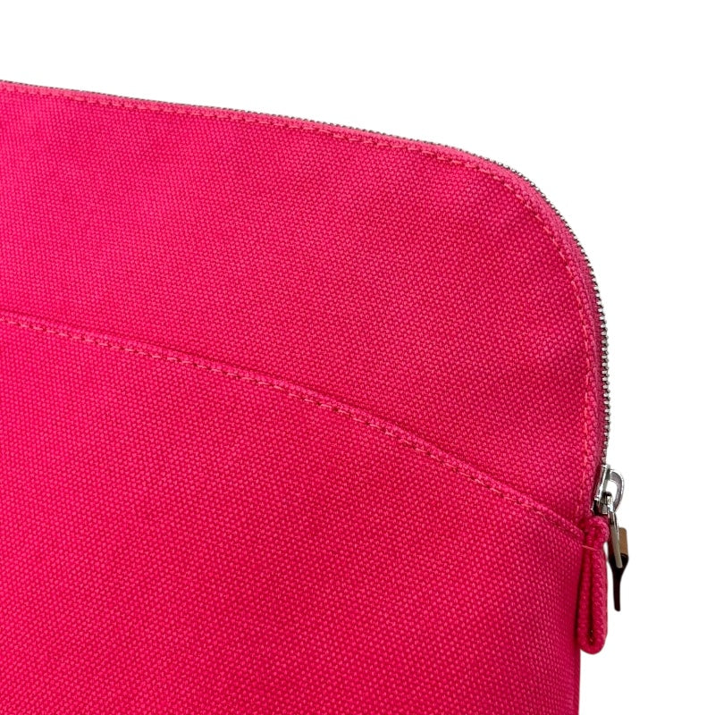 エルメス HERMES ボリードポーチMM ハイビスカス SV金具 トワル レディース ポーチ