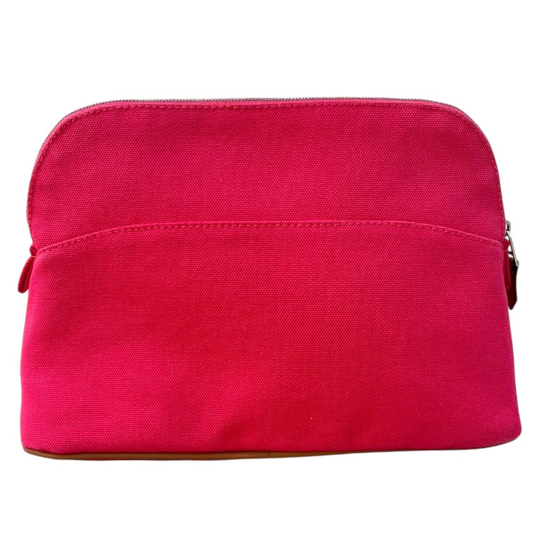 エルメス HERMES ボリードポーチMM ハイビスカス SV金具 トワル レディース ポーチ