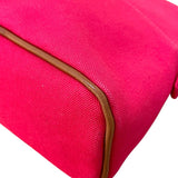 エルメス HERMES ボリードポーチMM ハイビスカス SV金具 トワル レディース ポーチ