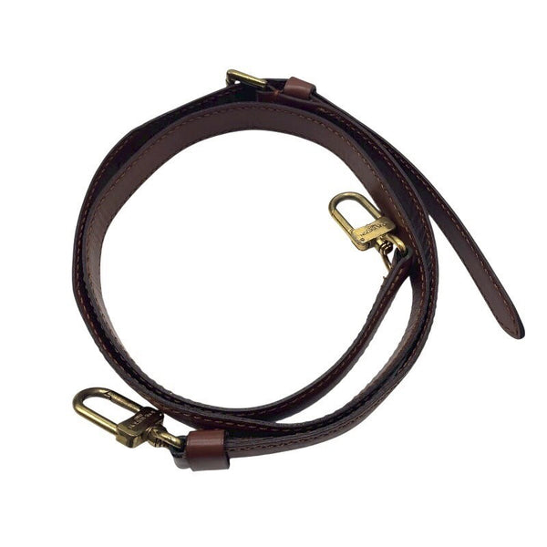 ルイ・ヴィトン LOUIS VUITTON ストラップ ブラウン レザー レディース ストラップ