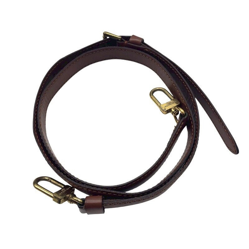 ルイ・ヴィトン LOUIS VUITTON ストラップ ブラウン レザー レディース ストラップ