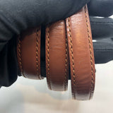 ルイ・ヴィトン LOUIS VUITTON ストラップ ブラウン レザー レディース ストラップ