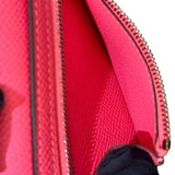 エルメス HERMES べアンコンビネ W刻印(2024年製) ローズアザレ　SV金具 エプソン ユニセックス 二つ折り財布