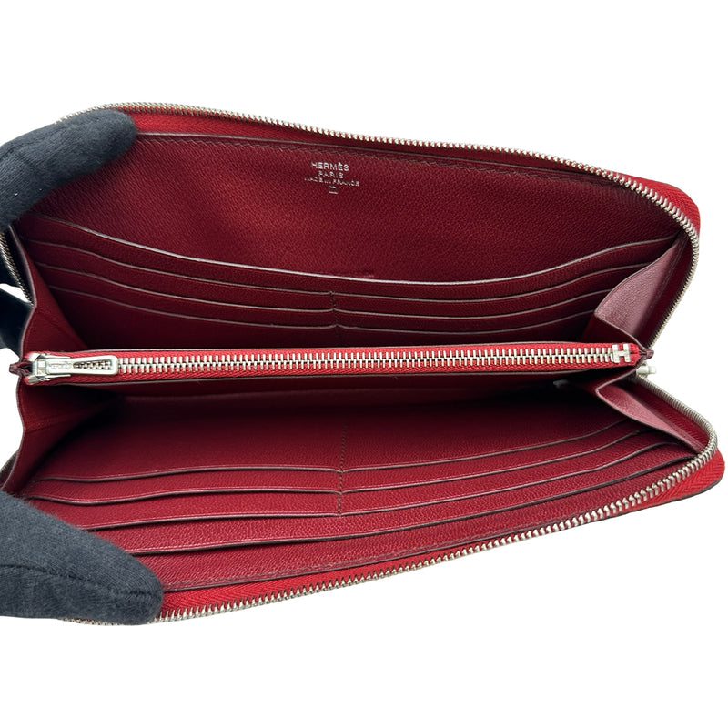 エルメス HERMES アザップロング □R刻印 ブルゴーニュ/シルバー金具