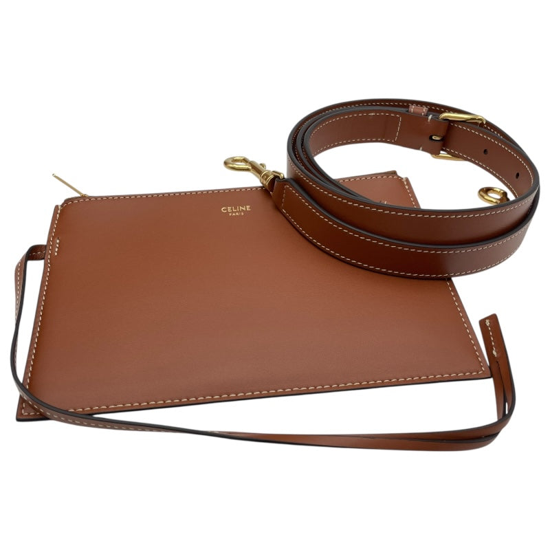 セリーヌ CELINE ミディアム バケット ルイーズ 116613FX9.04LU タン スムースカーフスキン レディース ショルダーバッグ