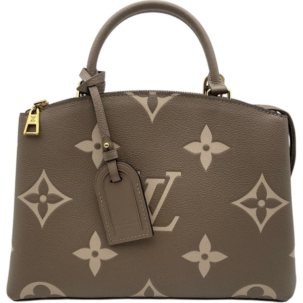 ルイ・ヴィトン LOUIS VUITTON プティ・パレPM M58914 ベージュ モノグラム・アンプラント レディース ハンドバッグ