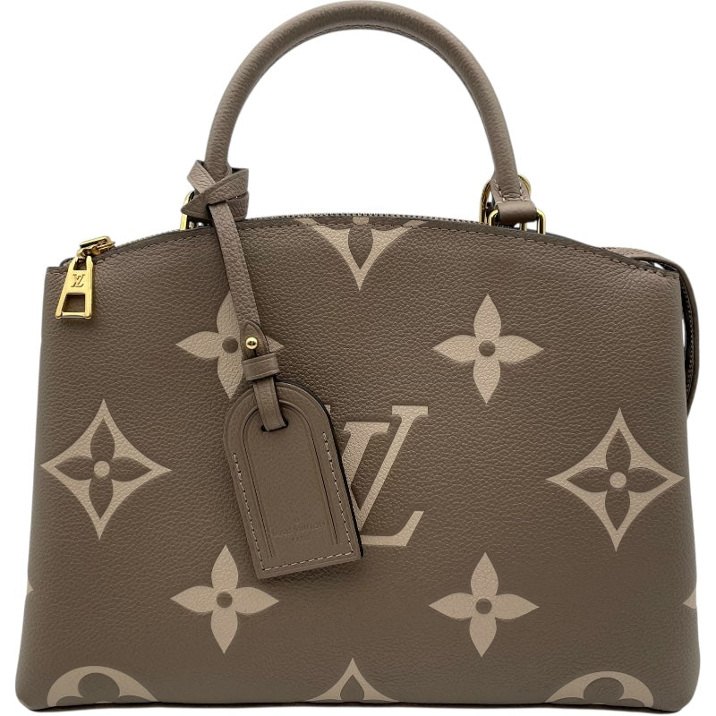 ルイ・ヴィトン LOUIS VUITTON プティ・パレPM M58914 ベージュ モノグラム・アンプラント レディース ハンドバッグ