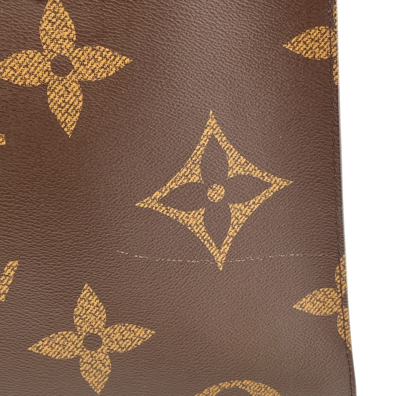 ルイ・ヴィトン LOUIS VUITTON オンザゴー GM M45320 ブラウン モノグラム・リバース レディース トートバッグ