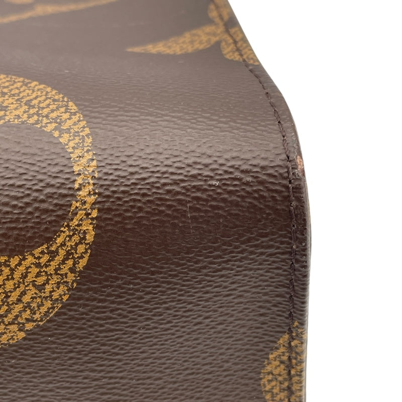 ルイ・ヴィトン LOUIS VUITTON オンザゴー GM M45320 ブラウン モノグラム・リバース レディース トートバッグ