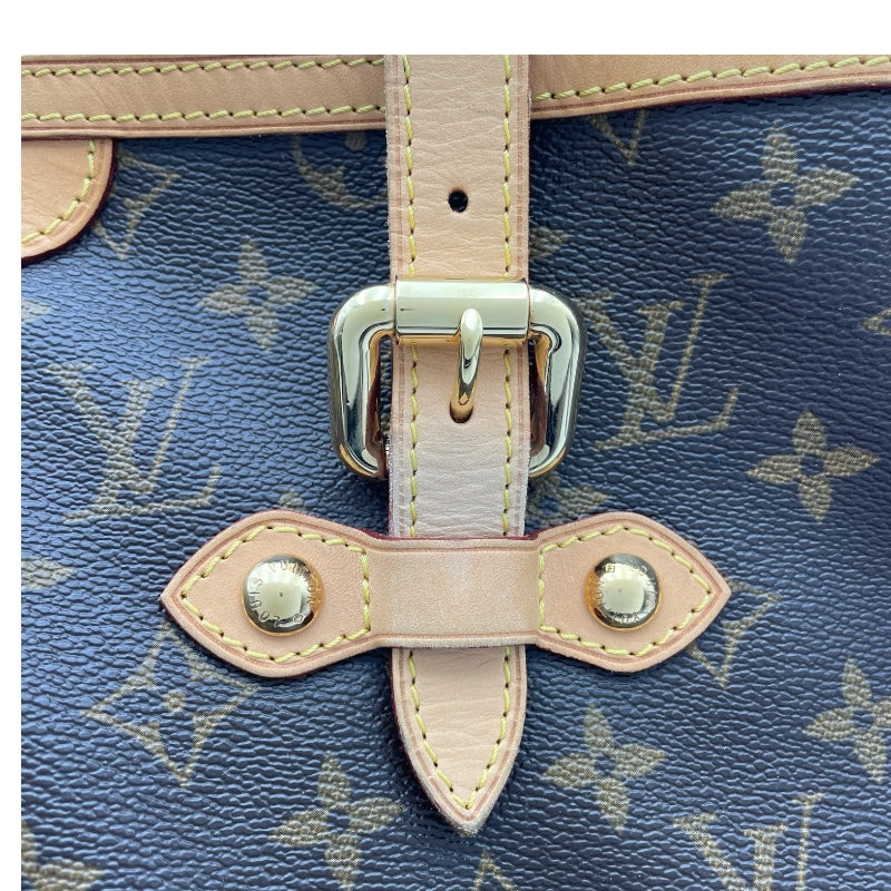 ルイ・ヴィトン LOUIS VUITTON パレルモGM M40146 ブラウン モノグラムキャンバス レディース ショルダーバッグ