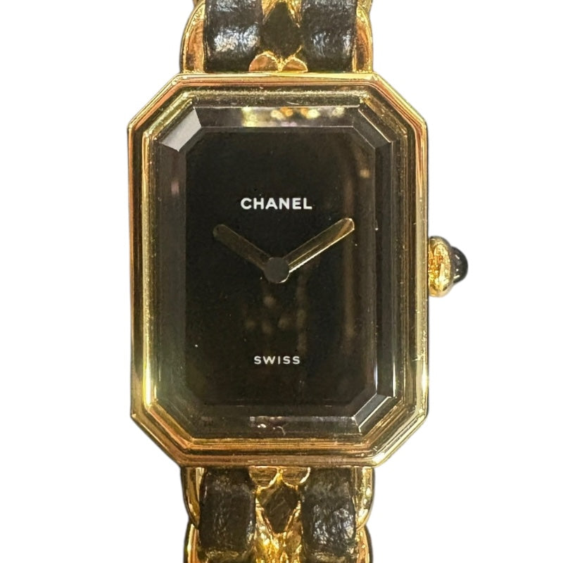 シャネル CHANEL プルミエールM H0001 GP クオーツ レディース 腕時計