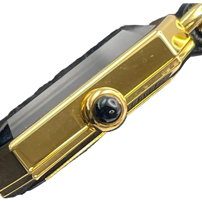 シャネル CHANEL プルミエール M H0001 ブラック GP クオーツ レディース 腕時計