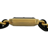 シャネル CHANEL プルミエール M H0001 ブラック GP クオーツ レディース 腕時計