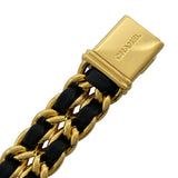 シャネル CHANEL プルミエール M H0001 ブラック GP クオーツ レディース 腕時計