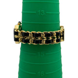 シャネル CHANEL プルミエール M H0001 ブラック GP クオーツ レディース 腕時計