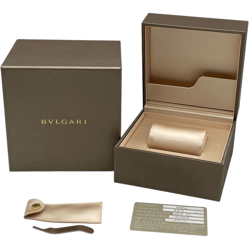 ブルガリ BVLGARI セルペンティ 102968 グレー PG/SS レディース 腕時計