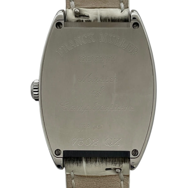 フランク・ミュラー FRANCK MULLER トノウカーべックス 7502QZ シルバー SS クオーツ メンズ 腕時計