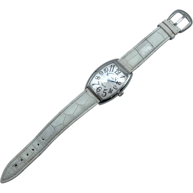 フランク・ミュラー FRANCK MULLER トノウカーべックス 7502QZ シルバー SS クオーツ メンズ 腕時計