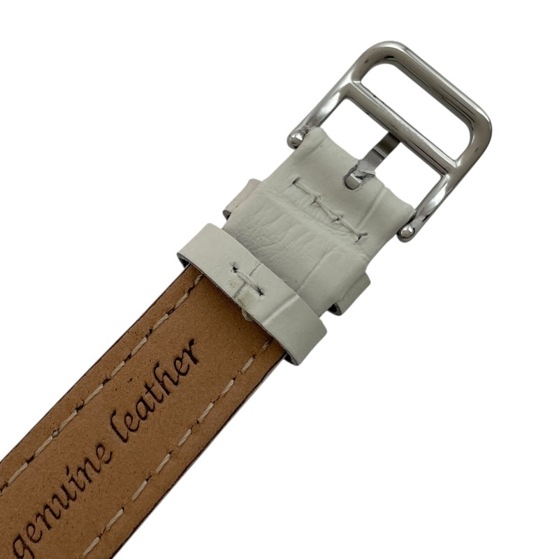 エルメス HERMES H1.210 H1.210 アイボリー SS クオーツ レディース 腕時計