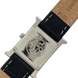 エルメス HERMES Hウォッチ HH1.210 ブルー SS クオーツ レディース 腕時計