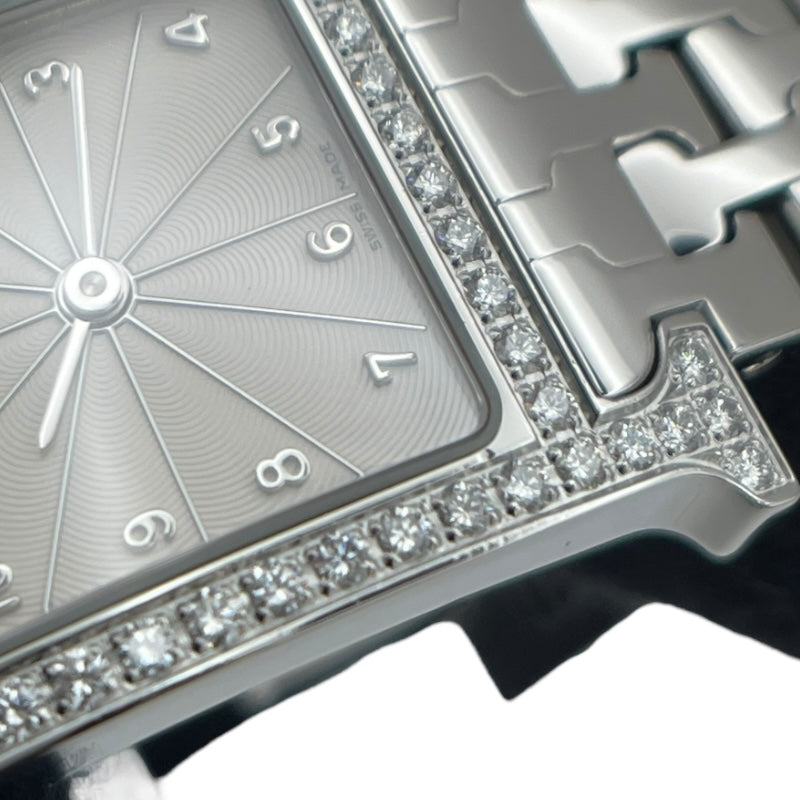 エルメス HERMES Hウォッチ HH1.230 シルバー SS クオーツ レディース 腕時計