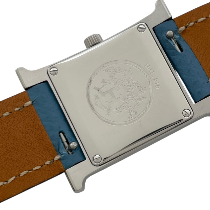 エルメス HERMES Hウォッチ HH1.210 シルバー SS クオーツ レディース 腕時計
