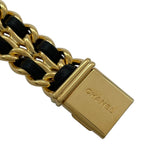 シャネル CHANEL プルミエール S H0001 ブラック GP×革ベルト クオーツ レディース 腕時計