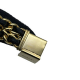 シャネル CHANEL プルミエール S H0001 ブラック GP×革ベルト クオーツ レディース 腕時計